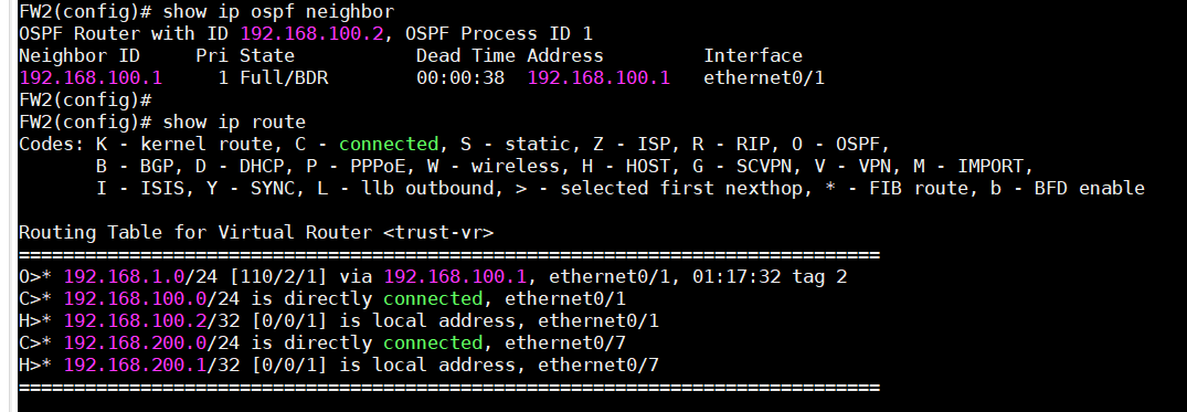OSPF区域认证配置案例 – 山石网科知识库