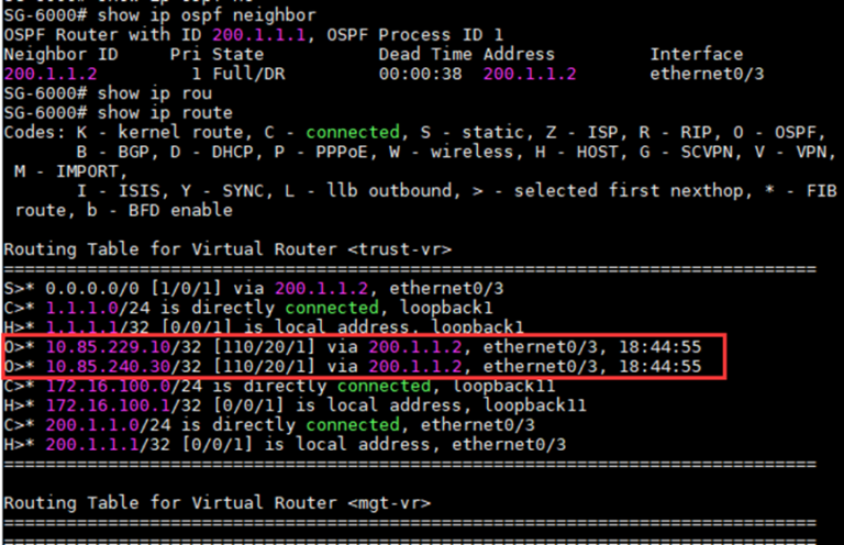OSPF通过tag标签过滤部分路由配置案例 – 山石网科知识库